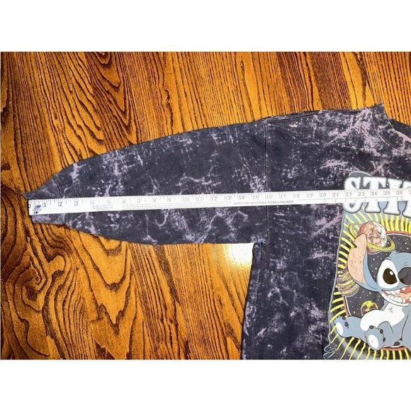 Disney Lilo & Stitch Sweatshirt Size XS - Blue Stitch Tie Dye Sweatshirt - Picture 8 of 8